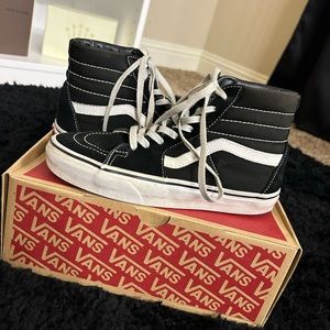 Black & White High Top Vans